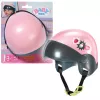Zapf Creation BABY born 835937 E-Scooter casco per bambola, 43 cm, rosa/nero, 3+