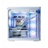 Case PC ZALMAN P60 Mid-Tower con 5 ventole ARGB, bianco