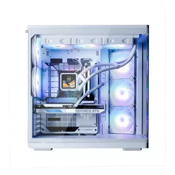 Case PC ZALMAN P60 Mid-Tower con 5 ventole ARGB, bianco