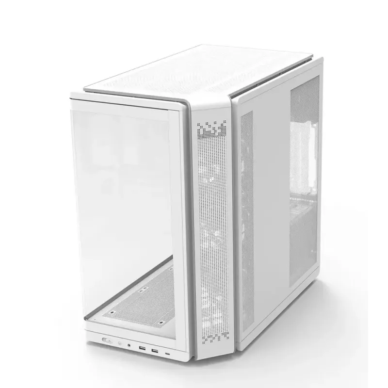 Case PC ZALMAN P60 Mid-Tower con 5 ventole ARGB, bianco