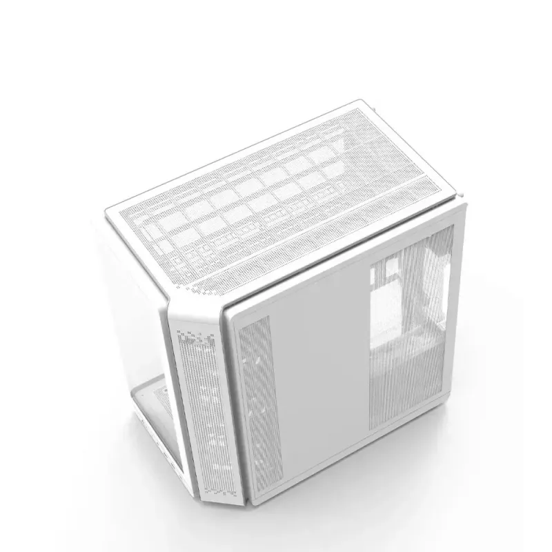 Case PC ZALMAN P60 Mid-Tower con 5 ventole ARGB, bianco