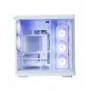 Case PC ZALMAN P60 Mid-Tower con 5 ventole ARGB, bianco