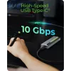 Case per SSD M.2 SATA/NVMe ICY BOX con USB 3.2 Gen 2 Type-C e illuminazione RGB
