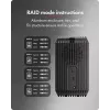 Case per HDD/SSD ICY BOX IB-RD3720-CU3 nero 2,5/3,5 pollici
