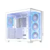 ASUS A32 PLUS TG ARGB case per computer, bianco, vetro temperato