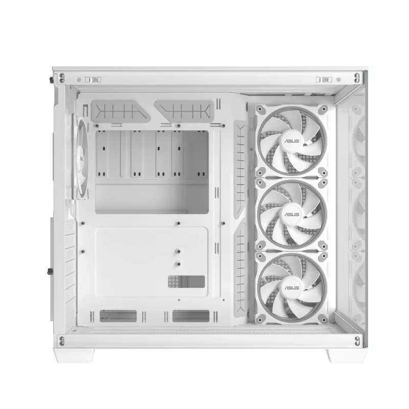 ASUS A32 PLUS TG ARGB case per computer, bianco, vetro temperato