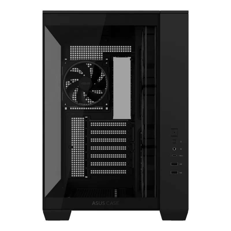 Case PC ASUS A32 PLUS TG ARGB, nero, ATX/micro ATX/Mini-ITX