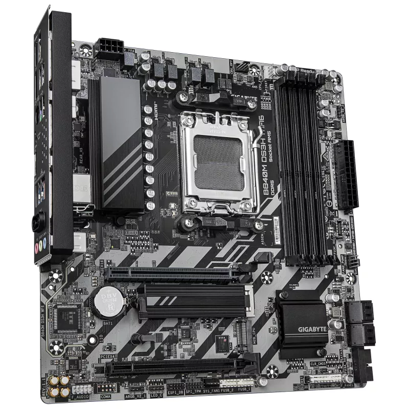 Scheda madre GIGABYTE B840M DS3H WIFI6, AMD B840, Socket AM5, Micro ATX, DDR5