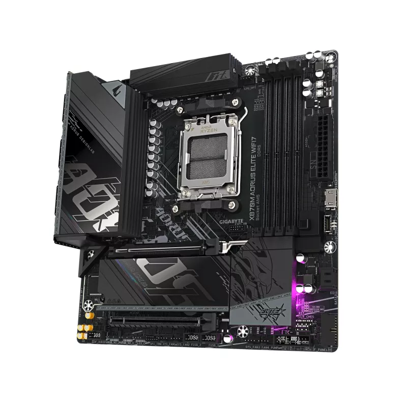 Scheda madre GIGABYTE X870M AORUS ELITE WIFI7, AMD X870, socket AM5, ATX