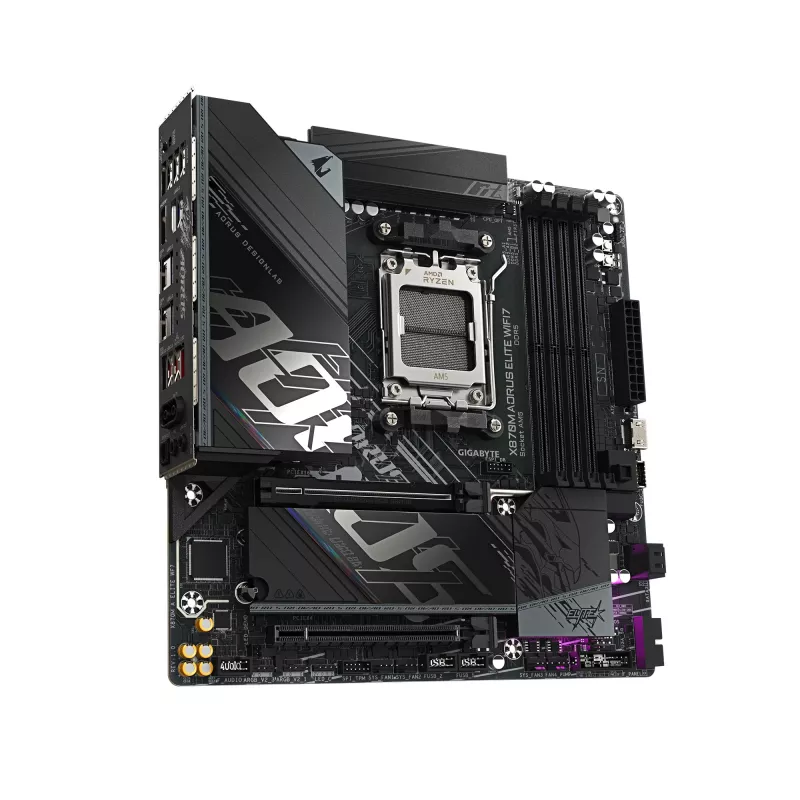 Scheda madre GIGABYTE X870M AORUS ELITE WIFI7, AMD X870, socket AM5, ATX