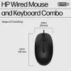 Mouse HP 225 mouse e tastiera con filo Combo G2 USB