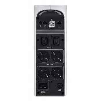 APC Back-UPS Pro, 2200VA/1320W, Tower, 230V, 4 uscite Schuko e 2 IEC C13, illuminazione RGB, onda sinusoidale pura, Arctic (bianco)