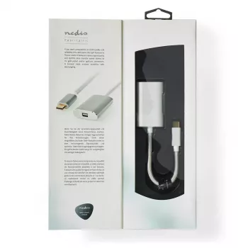 Adattatore cavo video Nedis CCTB64580AL02 0,2m USB Type-C Mini DisplayPort