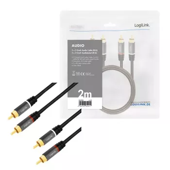 Cavo audio 2m LogiLink CA1204