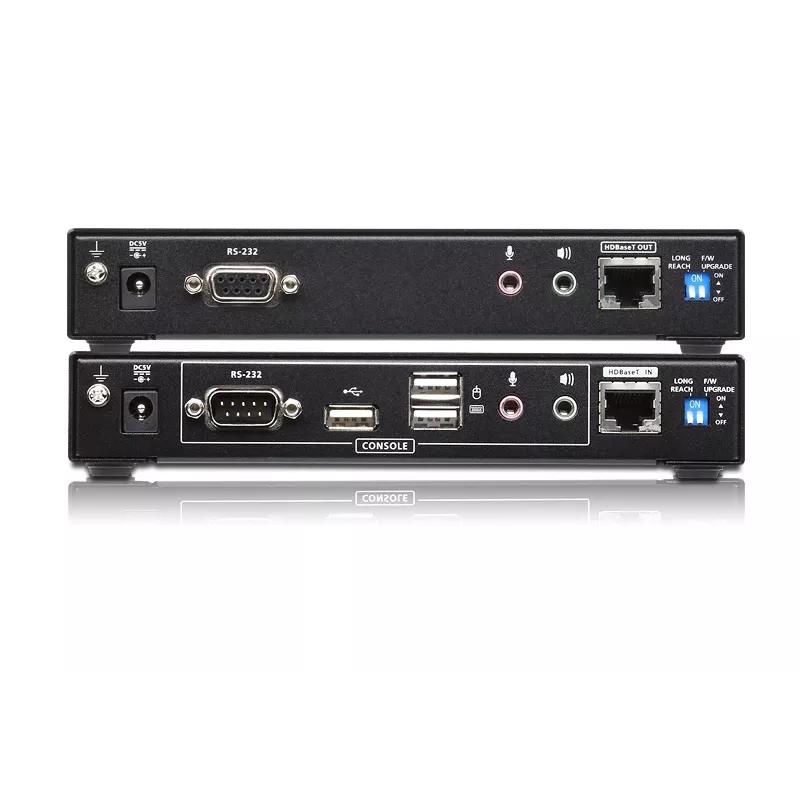 ATEN USB 2.0 DVI Dual View HDBaseT 2.0 extender KVM con audio e RS232 (150 m)