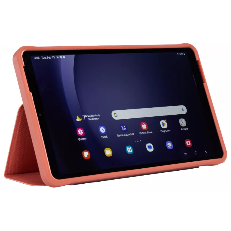 Case Logic SnapView CSGE-2196 custodia folio per Samsung Galaxy Tab A9 8,7 pollici (22,1 cm), rosso Sienna Red
