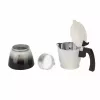 Jata HCAF2412 moka, 12 tazze (0,7 l), alluminio, compatibile con induzione, base da 10,8 cm