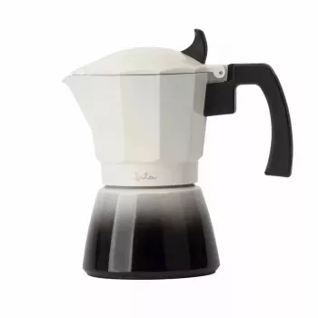 Jata HCAF2412 moka, 12 tazze (0,7 l), alluminio, compatibile con induzione, base da 10,8 cm