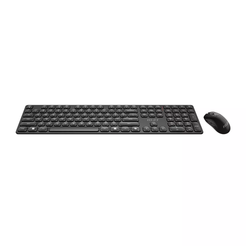 MSI FORGE K210 WIRELESS COMBO tastiera mouse inclusi home/office USB QWERTY US English nero