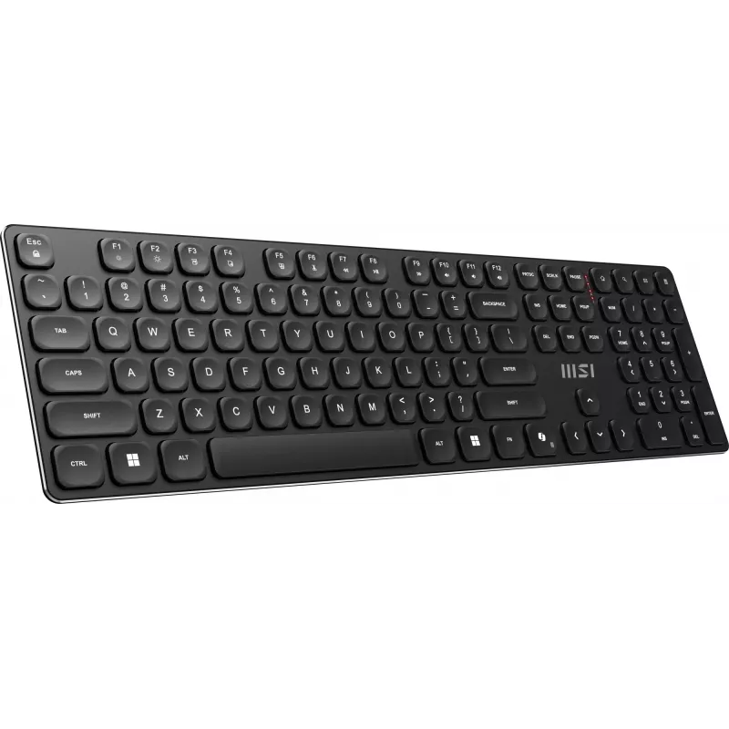 MSI FORGE K210 WIRELESS COMBO tastiera mouse inclusi home/office USB QWERTY US English nero
