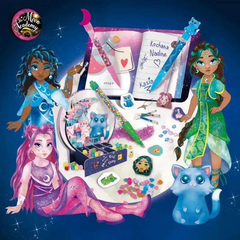 Set didattico Liscianigiochi Moon Academy — penne lunari e diario