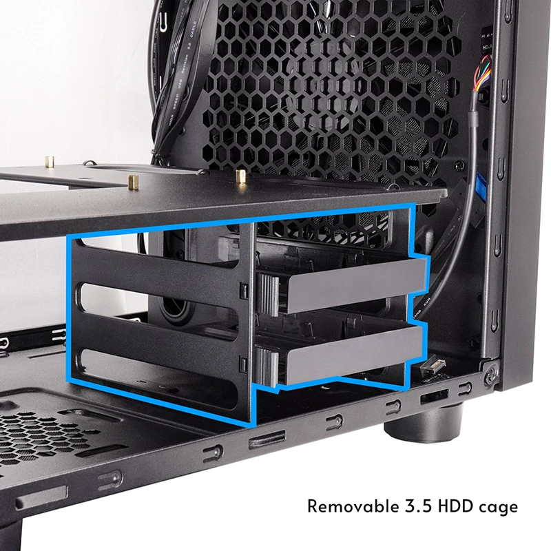 Chieftec CI-03B-OP The Cube case mATX, nero
