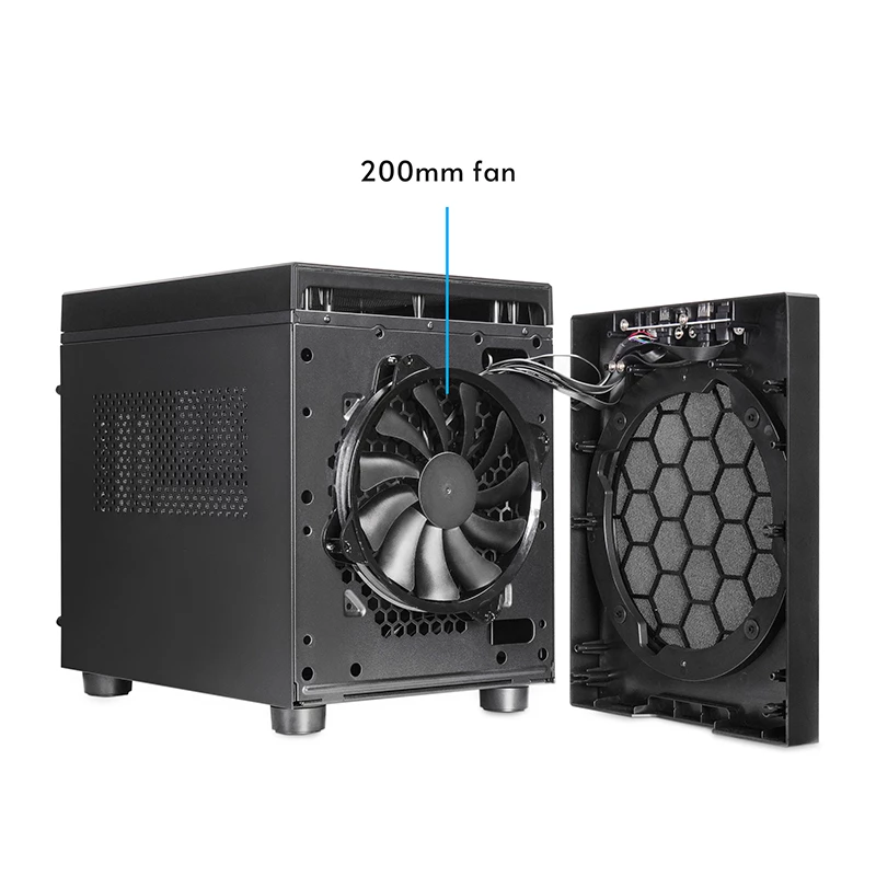 Chieftec CI-03B-OP The Cube case mATX, nero