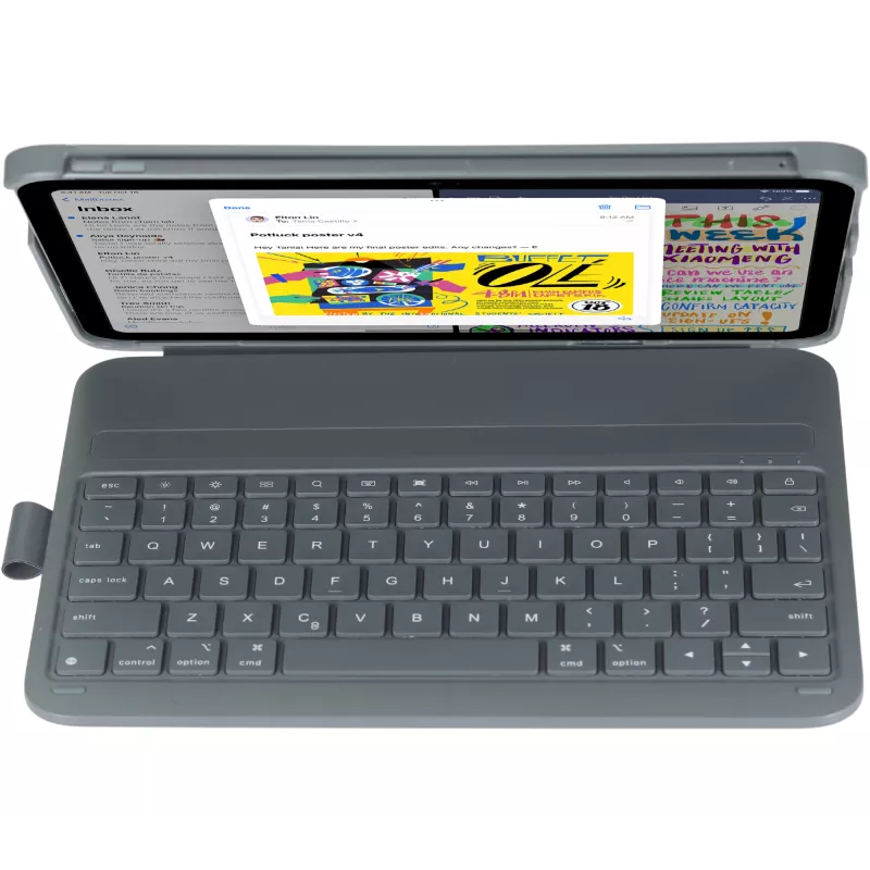 Tastiera DEQSTER schlank PRO 10,9 inch/11 inch QWERTZ tedesco meccanica wireless