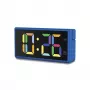 Sveglia digitale Hama Ibiza blu LCD batteria USB 150x34x73mm