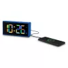 Sveglia digitale Hama Ibiza blu LCD batteria USB 150x34x73mm