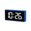 Sveglia digitale Hama Ibiza blu LCD batteria USB 150x34x73mm