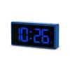 Sveglia digitale Hama Ibiza blu LCD batteria USB 150x34x73mm