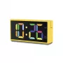 Sveglia digitale Hama Ibiza gialla LCD batteria USB