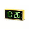 Sveglia digitale Hama Ibiza gialla LCD batteria USB