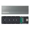 Case per SSD ADATA EC680 grigio M.2 USB Type-C PCIe