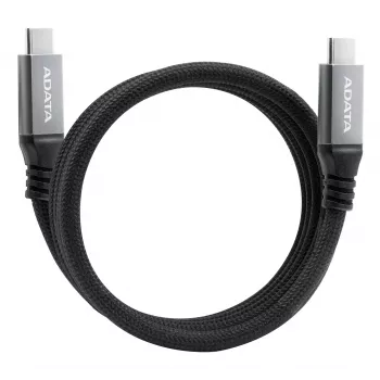 Cavo dati USB C a USB C ADATA CACCU3-100W-100AN-BK — USB 3.2 Gen 2 (10 Gbit/s), 1 m, nero