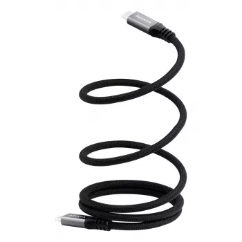 Cavo dati USB C a USB C ADATA CACCU3-100W-100AN-BK — USB 3.2 Gen 2 (10 Gbit/s), 1 m, nero