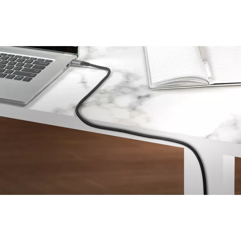 Cavo dati USB C a USB C ADATA CACCU3-100W-100AN-BK — USB 3.2 Gen 2 (10 Gbit/s), 1 m, nero