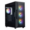 Case PC Mid-Tower ZALMAN I3 NEO V2, nero, 4 ventole RGB, supporto ATX/microATX