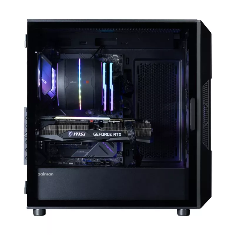 Case PC Mid-Tower ZALMAN I3 NEO V2, nero, 4 ventole RGB, supporto ATX/microATX