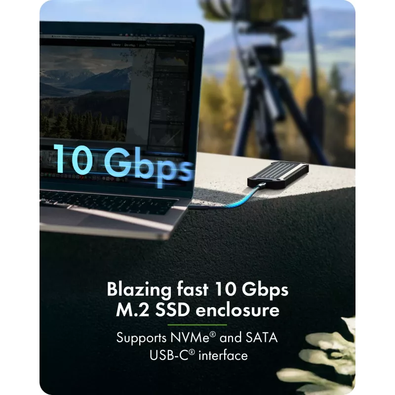 Accessorio: icybox IB-1827MCP-C31 adattatore dual-bay M.2 NVMe e SATA