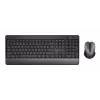 Tastiera e mouse Trust Trezo con RF Wireless universale QWERTY US English nero