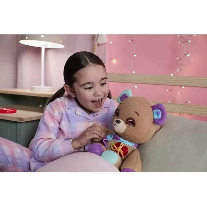 Mascotte interattiva in peluche Cobi Thready Bear – giocattolo attivato dal movimento con suoni e sensori