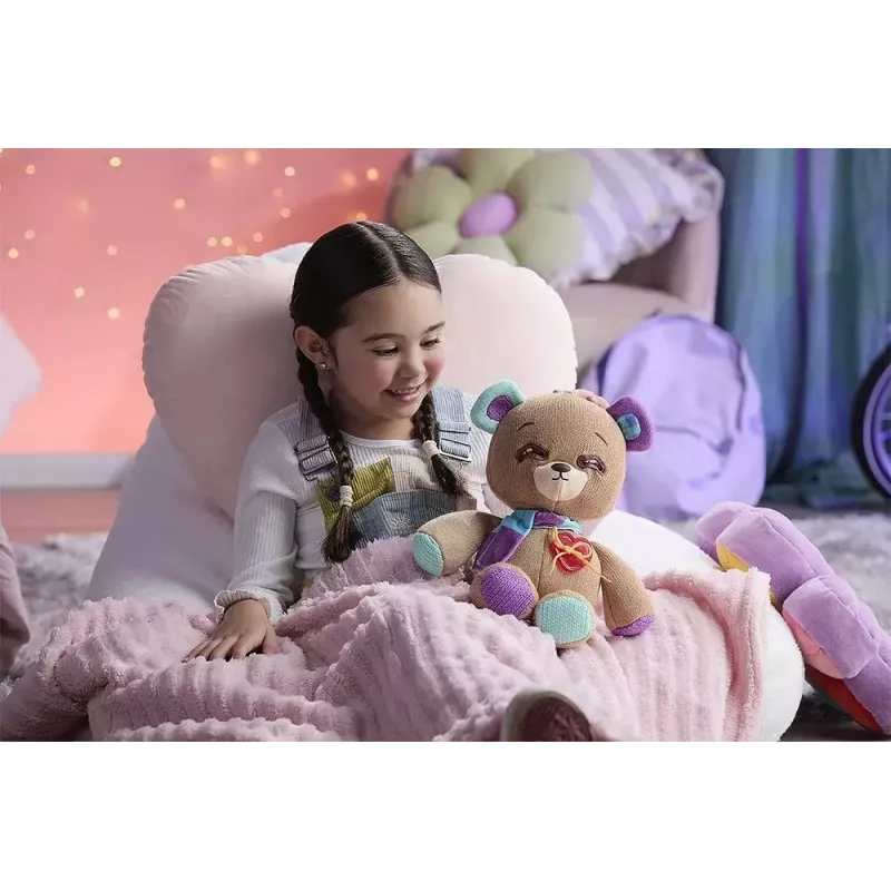 Mascotte interattiva in peluche Cobi Thready Bear – giocattolo attivato dal movimento con suoni e sensori