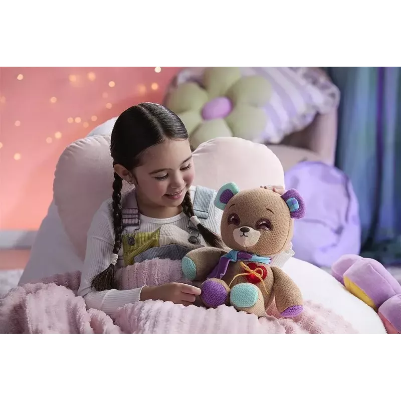 Mascotte interattiva in peluche Cobi Thready Bear – giocattolo attivato dal movimento con suoni e sensori