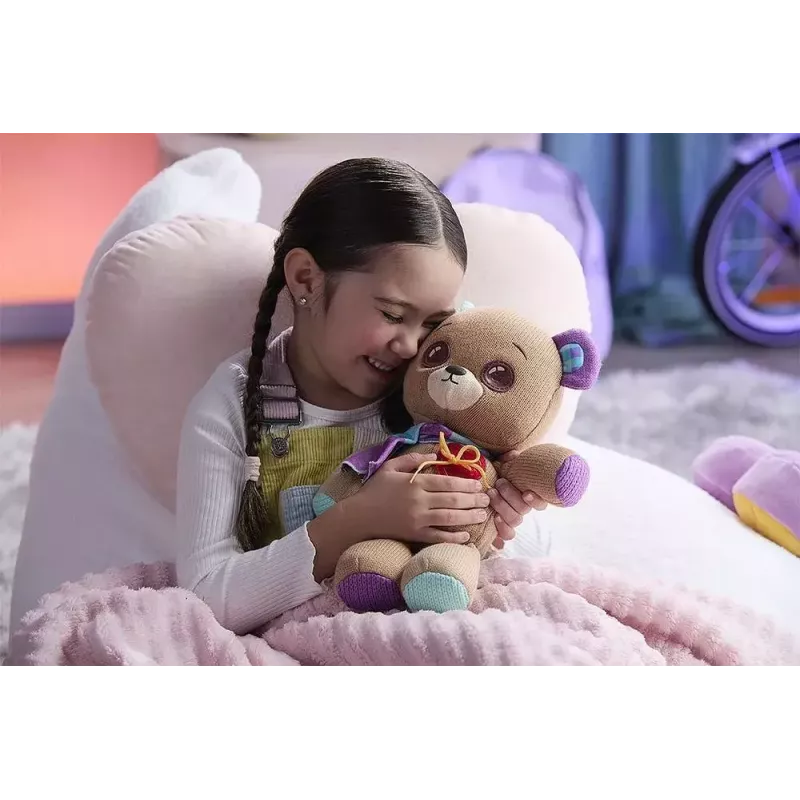 Mascotte interattiva in peluche Cobi Thready Bear – giocattolo attivato dal movimento con suoni e sensori