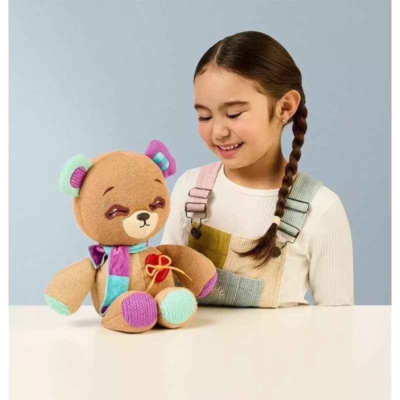 Mascotte interattiva in peluche Cobi Thready Bear – giocattolo attivato dal movimento con suoni e sensori