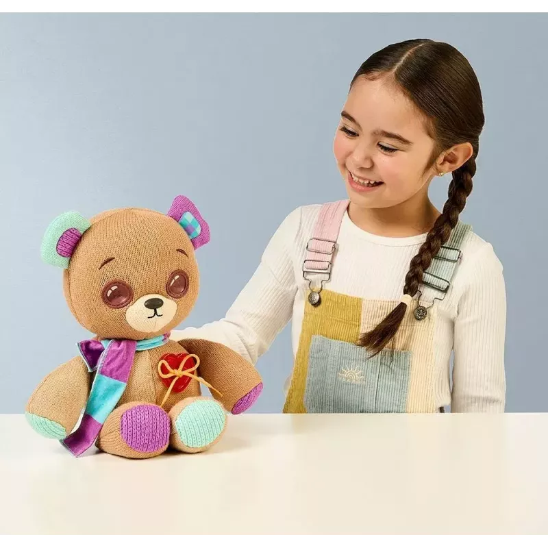 Mascotte interattiva in peluche Cobi Thready Bear – giocattolo attivato dal movimento con suoni e sensori
