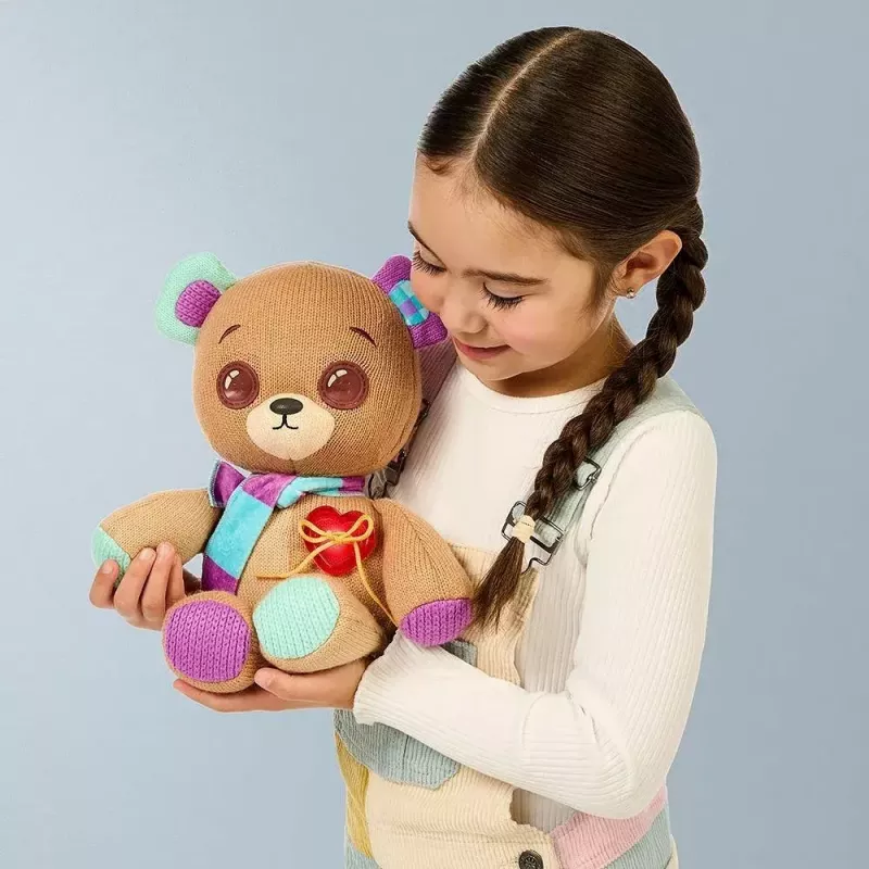 Mascotte interattiva in peluche Cobi Thready Bear – giocattolo attivato dal movimento con suoni e sensori