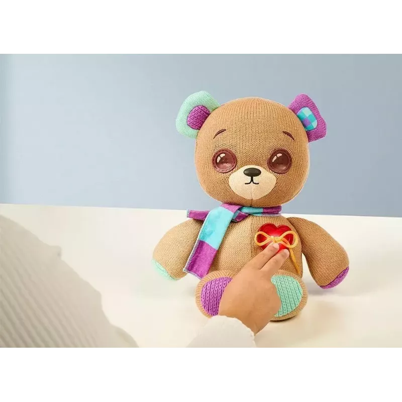 Mascotte interattiva in peluche Cobi Thready Bear – giocattolo attivato dal movimento con suoni e sensori